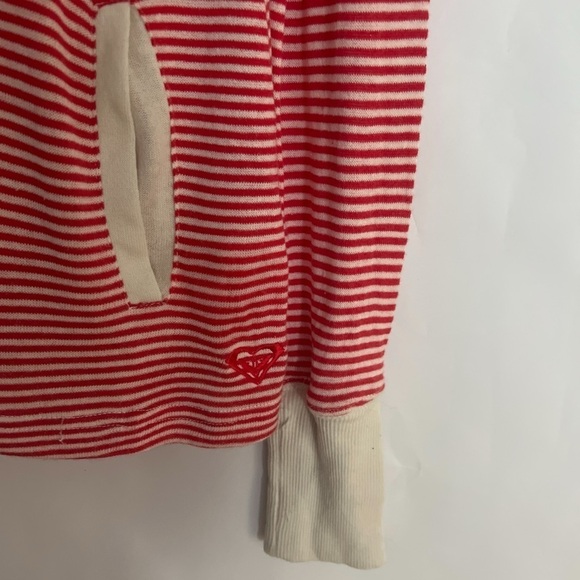 Vintage Roxy stripped lightweight hooded sweater size XL - Picture 2 of 7